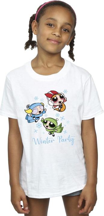 Image du produit The Powerpuff Girls - T-shirt GIRLS WINTER PARTY - Fille (140, 146)