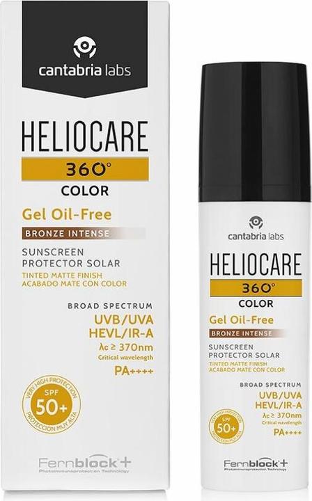 Immagine prodotto Cantabria Labs 360 Gel Oil Free Bronze Intensive Spf50 50ml (Crema solare, SPF 50, 50 ml)