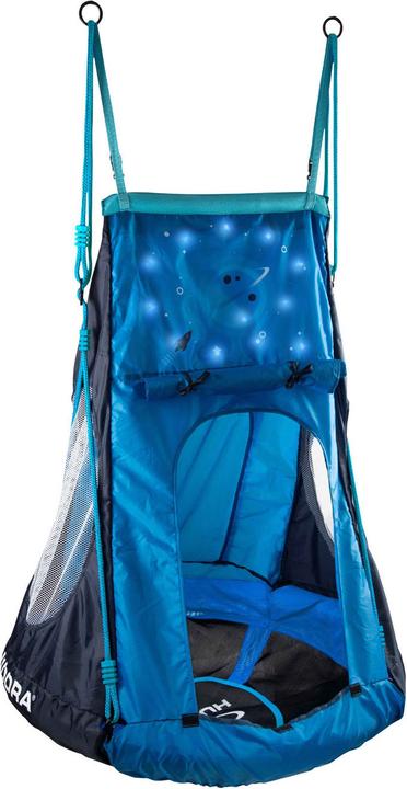 Actual product image Hudora Nest swing Cosmos with tent LED