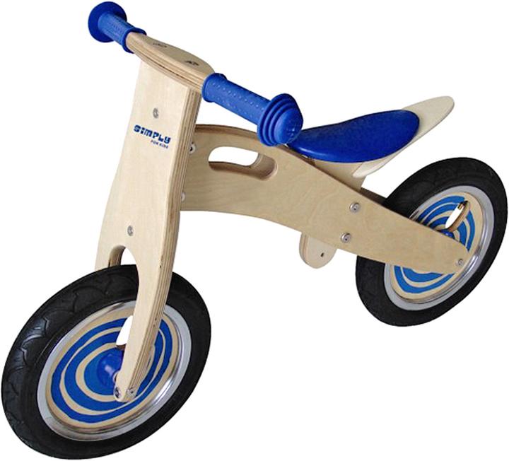 Image du produit Playwood Simple Bois Balance Bike-bleu