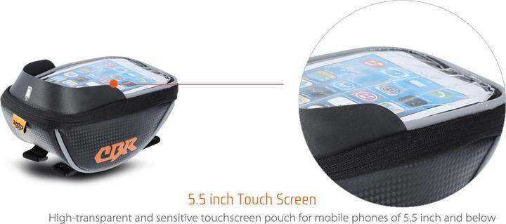 Actual product image CBR Smartphone holder for the bicycle/bike, waterproof 5.5 inch