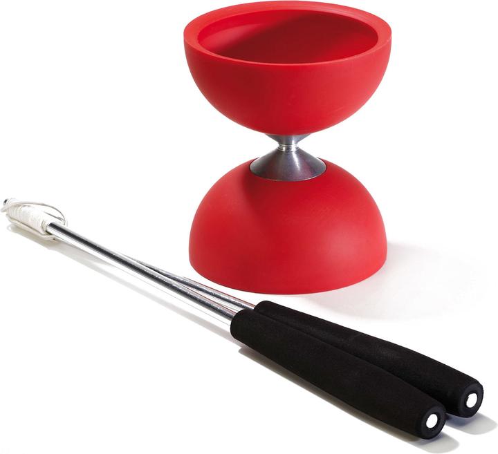 Actual product image Eureka! Rubber diabolo with aluminium rods