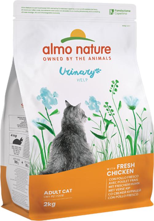 Almo Nature Adult Urinary with vištiena - dry cat food - 2kg (Adult, 1 Stk., 2000 g)