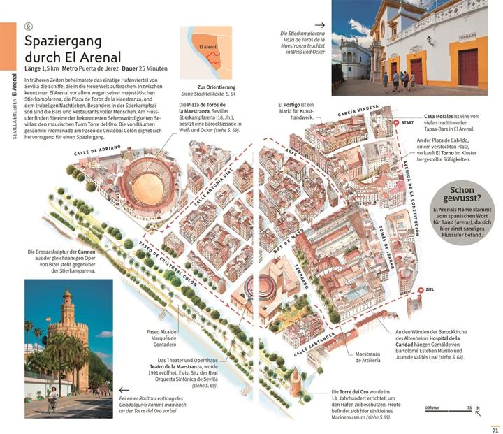 Produktbild Vis-à-Vis Reiseführer Sevilla & Andalusien (Deutsch, DK Verlag Reise, 2023)