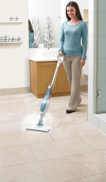 Image du produit Black & Decker Dampfbesen inkl. ErsatzPads und Teppichgleiter FSM16CDQS (1600 W)
