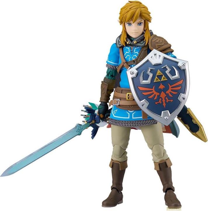 Actual product image Good Smile Company The Legend of Zelda Tears of the Kingdom Figma Action Figure Link Tears of the Kingdom Ver. 15 cm