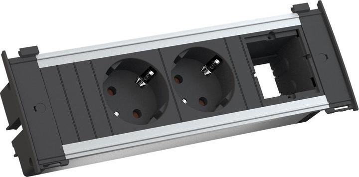 Produktbild Bachmann 927.002 Steckdose 2x AC (2 x, CEE 7/3, 2 m)
