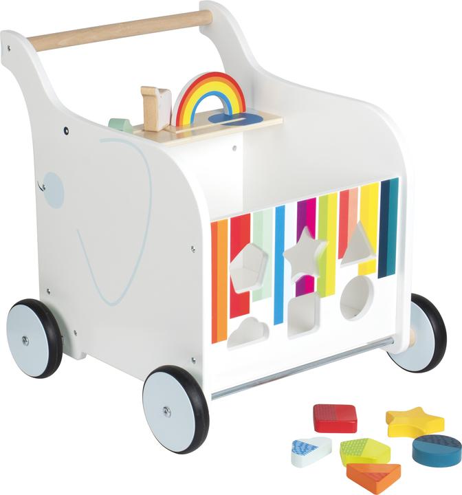 Actual product image small foot Baby walker toy box elephant