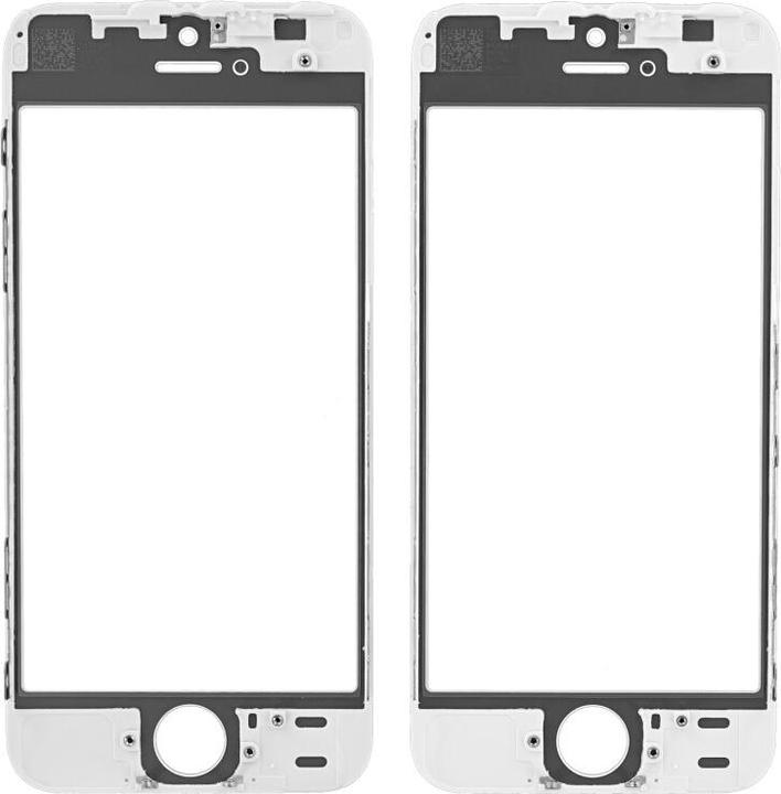 Image du produit OEM Verre d'écran pour iPhone 5 / 5s blanc (Écran, iPhone 5, iPhone 5S)