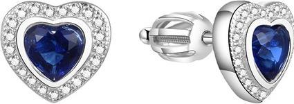 Beneto Glittery Heart Earrings AGUP1499S (L)