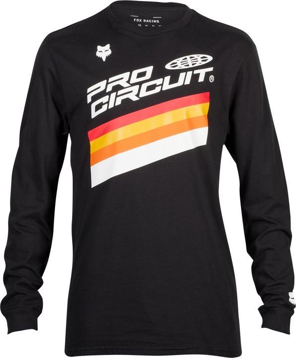 Produktbild Fox Tee 23 Pro Circuit Ls Prem Blk M (M)
