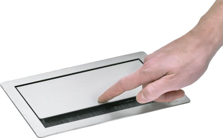 Produktbild Evoline Flip Top Push S Steckdosenleiste 3x Schukosteckdosen, schwarz (3 x, CEE 7/3, 3 m)