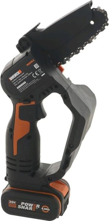 Productafbeelding Worx WG 324E.9 20V accu bosmaaier zonder accu en lader (Accu kettingzaag)