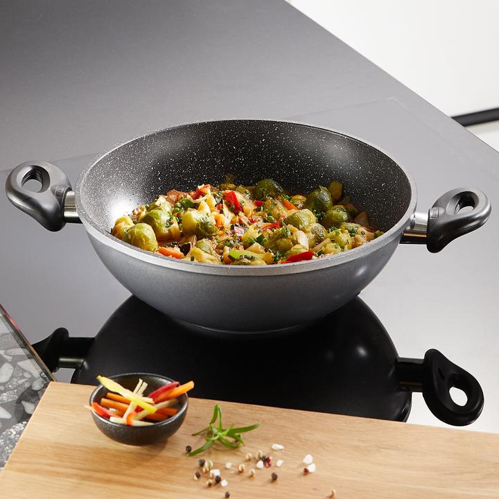 Actual product image Stoneline Wok (28 cm, Wok, Cast aluminium)
