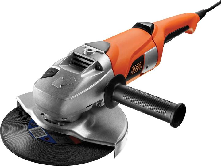 Black & Decker Smerigliatrice angolare a due mani 2000W (230 mm)