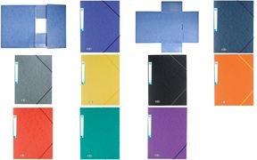 Produktbild Elba Eckspannermappe EUROFOLIO, DIN A4, 0,7 mm, grau Stärke: 0,7 mm, mit Beschriftungsetikett, aus Karton (A4, 1 x)