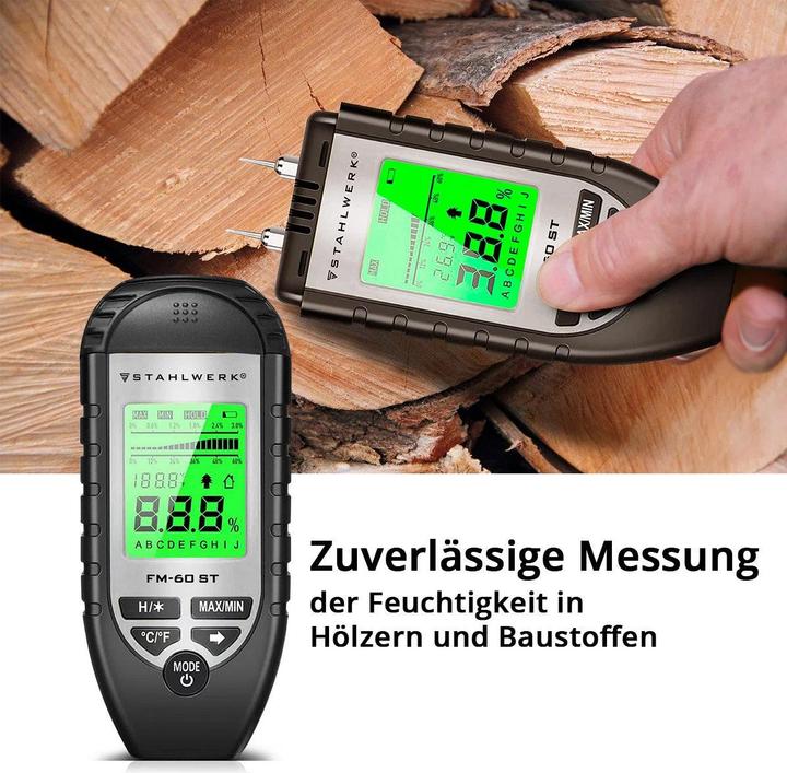 Image du produit Stahlwerk Humidimètre FM-60 ST Bois Matériaux de construction Humidimètre