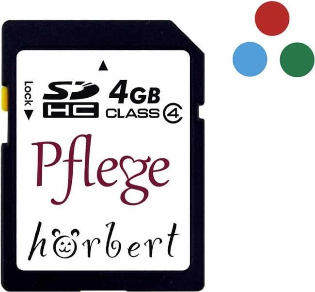 Produktbild Hörbert 4GB SDHC Speicherkarten-Editionen "Pflege" (4 GB, SDHC)