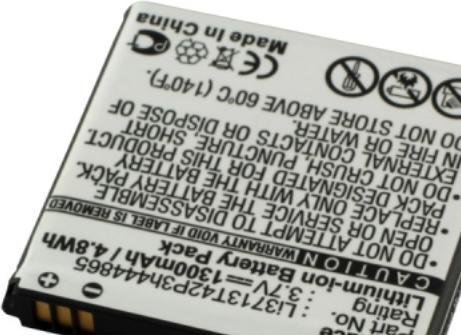 Image du produit AGI 87443 - Batterie/accu - noir - Lithium-ion (Li-Ion) - 1150 mAh - 3,7 V - 43 m