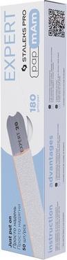 Staleks File White Disposable Pads for Straight Nail File Expert 22 100/150/180/240 Grit - Pack of 50