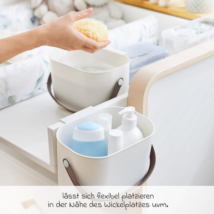 Actual product image Rotho Babydesign Wickeltisch-Organizer YUMA Mistletoe White