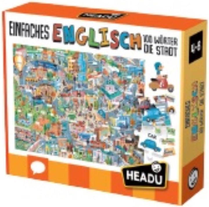 Image du produit Headup Games Anglais facile - 100 mots La ville (100 pièces)