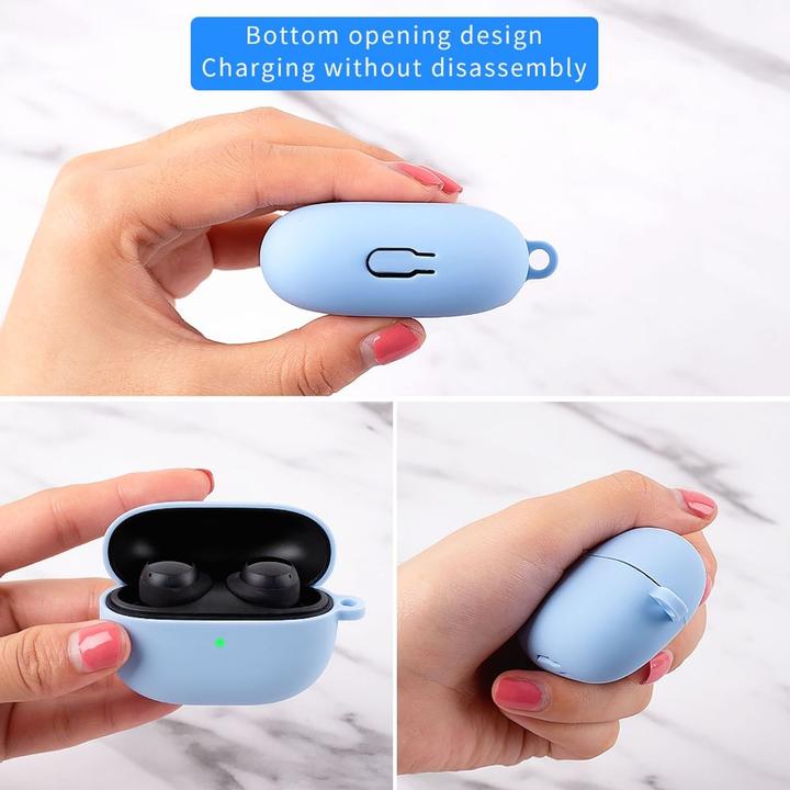 Produktbild König Design Schutz Tasche Hülle für Xiaomi Redmi Buds 3 Lite Case Cover Bumper Etuis Schale (Kopfhörer Tasche)