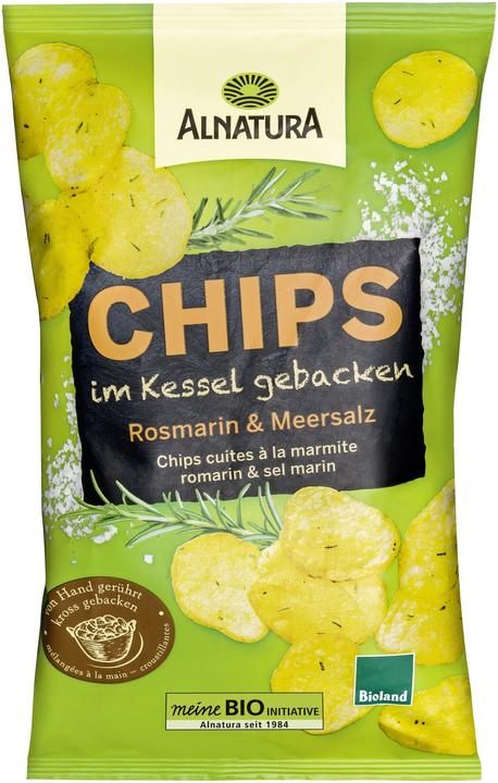 Produktbild Alnatura Bio Chips im Kessel geb.Rosmar.125g (125 g)
