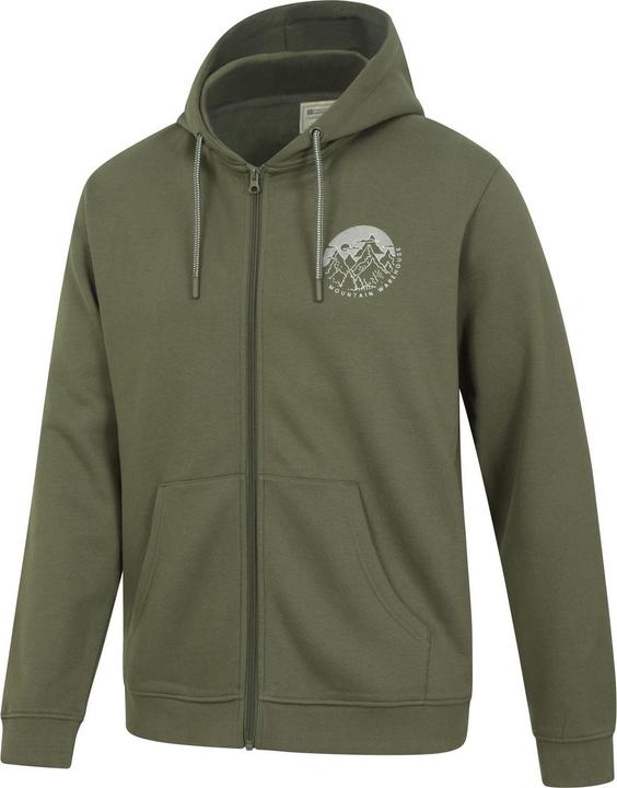 Immagine prodotto Mountain Warehouse Felpa con Cappuccio e Zip Intera Circle Mountain Cordino Uomo (M)