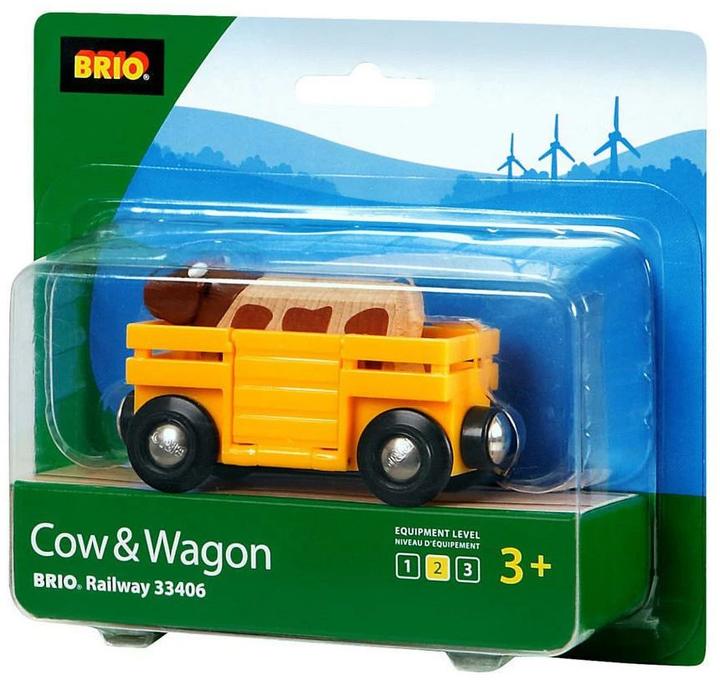 Actual product image Brio Cart with cow