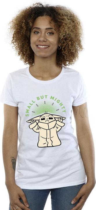 Immagine prodotto Star Wars The Mandalorian Small But Mighty Grogu Maglietta Donna (M)