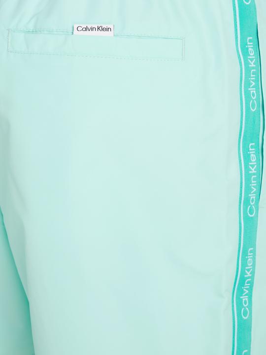 Image du produit Calvin Klein Medium Drawstring Heren Zwembroek - Blue Tint - Maat L (L)