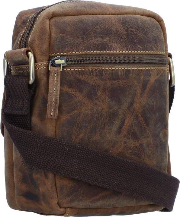 Actual product image Greenburry Vintage shoulder bag leather 18 cm