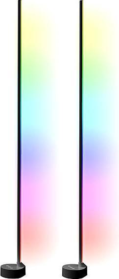 Produktbild Luminea 2er-Set WLAN-Steh-/Eck-Leuchten (750 lm)