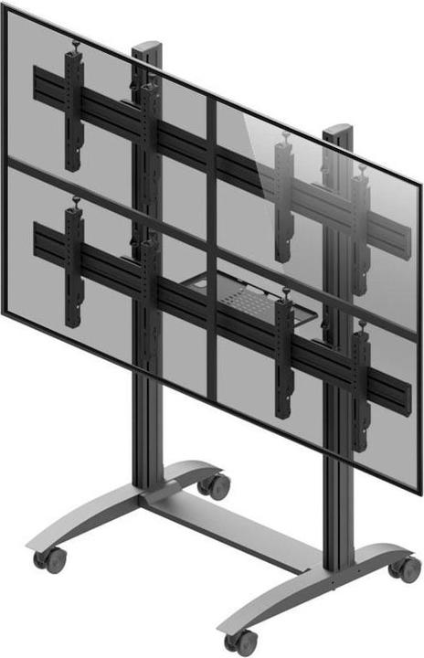 Immagine prodotto edbak VWTA2257-L video wall mobile per 4 monitor, 50-57 pollici (57", 220 kg)