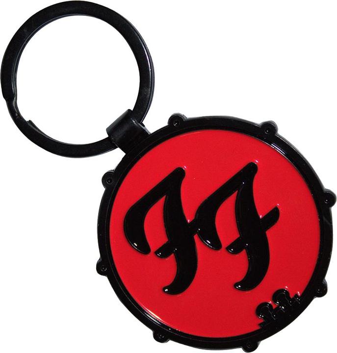 Actual product image Foo Fighters Double Sided Logo Keyring