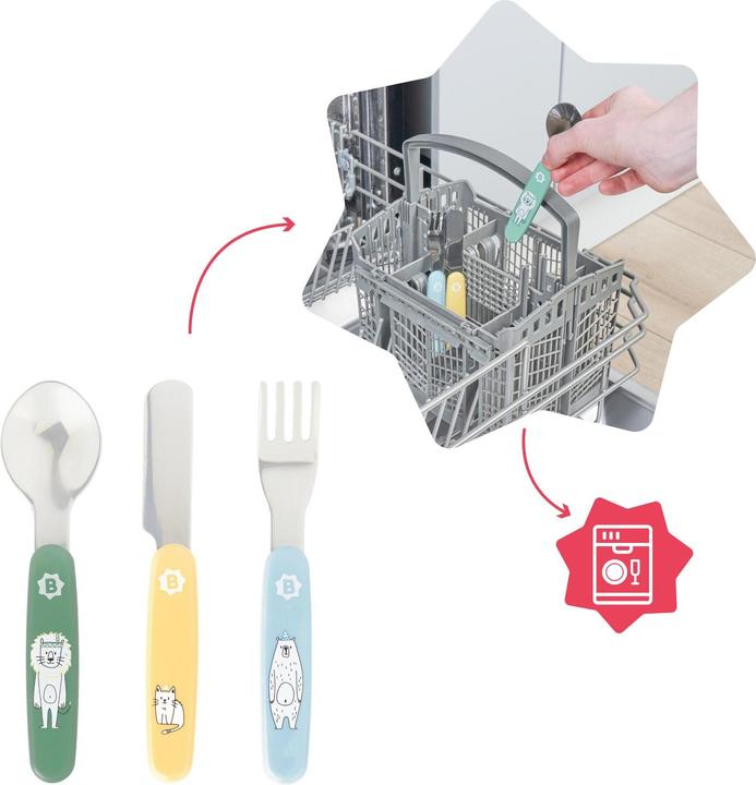 Actual product image Badabulle Children cutlery set 3 pieces