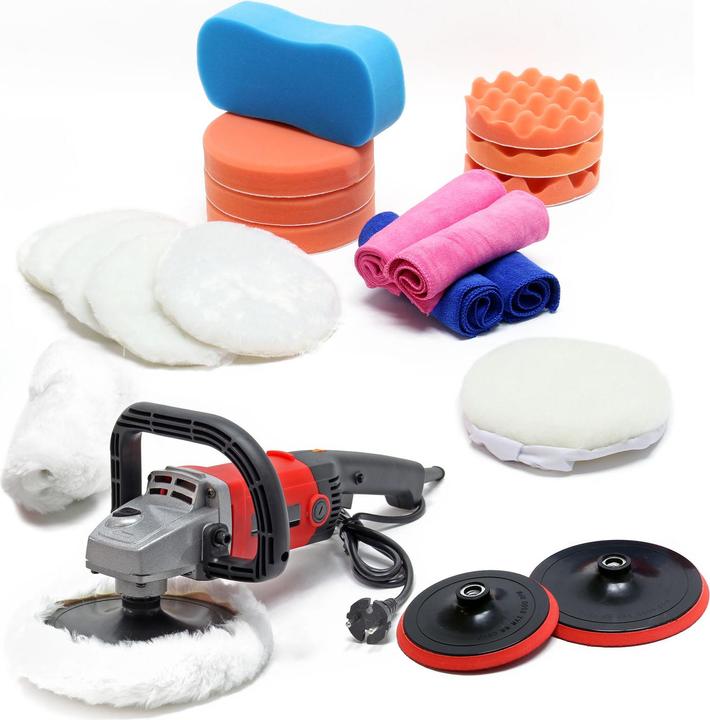 Actual product image Wiltec Poliermaschine Set (Eccentric polisher, 1200 W)