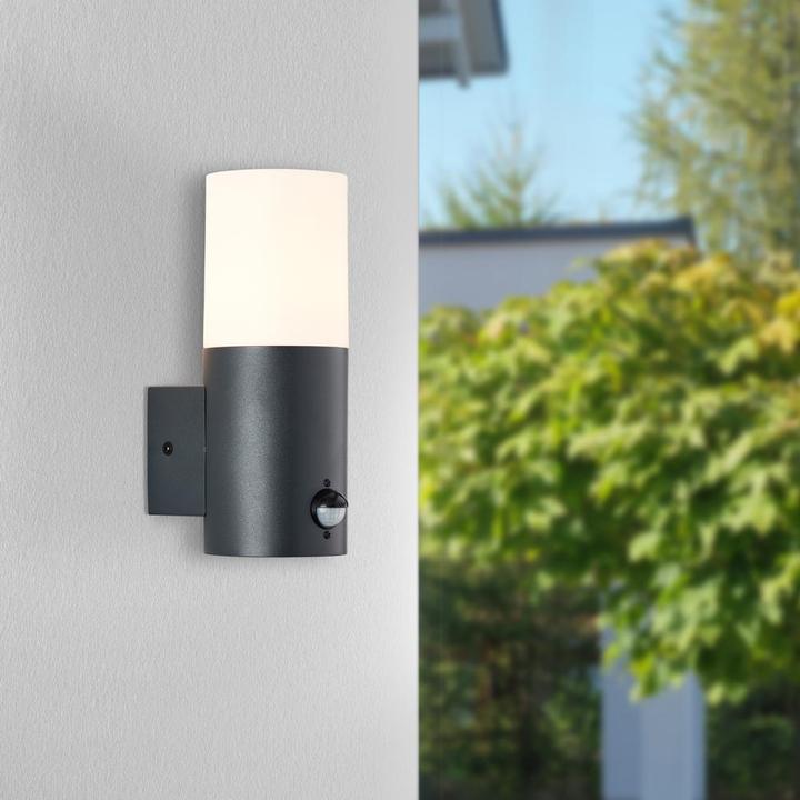 Immagine prodotto Brilliant Aberdeen E27 / AUss-WA+BEW / w/o bulb Applique per esterni, verticale con rilevatore di movimento (E27, IP44)