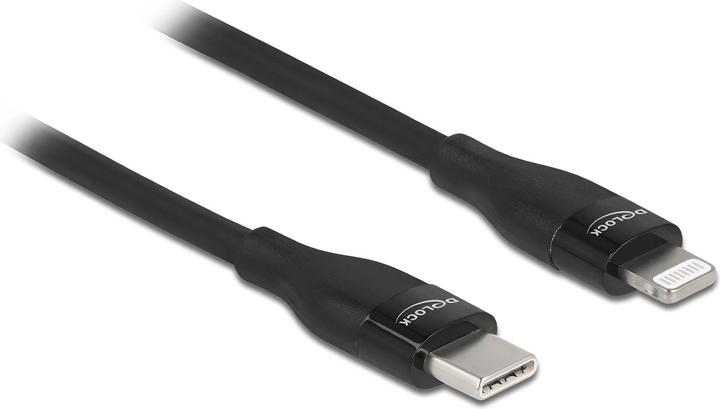 Delock Cavo USB C - Lightning 0,5 m, nero (0.50 m, USB 2.0)