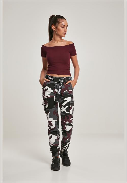 Produktbild Urban Classics Ladies Off Shoulder Rib Tee (XS)