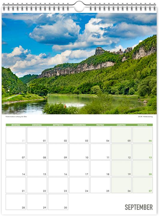 Produktbild Einschreibkalender Dresden und Schsische Schweiz 2026 (30 x 40 cm, Kein Einband, Deutsch)
