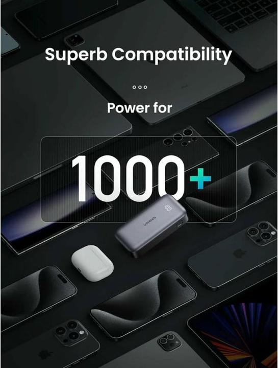 Produktbild Ugreen Mini Powerbank (10000 mAh, 30 W, 36 Wh)