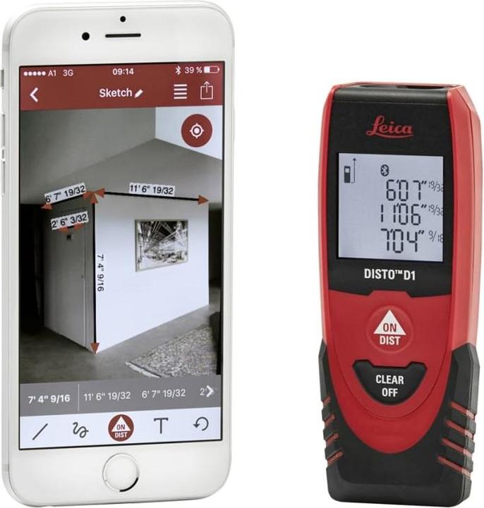 Produktbild Leica Geosystems Disto D1 (40 m, 635 nm)