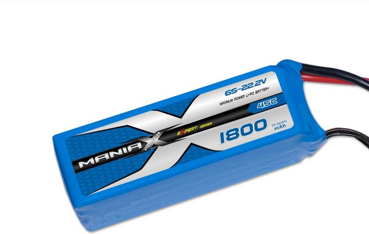 Produktbild ManiaX 45C eXpert 22.2V 1800mAh 45C XT60 (1800 mAh)
