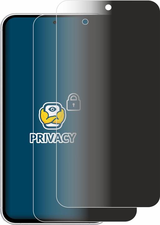 Productafbeelding BROTECT Anti-spionnetje privacyfolie Beschermfolie tegen blauw licht (2 Stuk, Samsung Galaxy S23 FE)