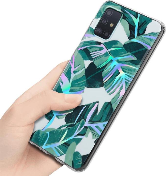 Immagine prodotto Cadorabo IMD TPU Colorful Flowers & Leaves Cover (Samsung Galaxy M40s)