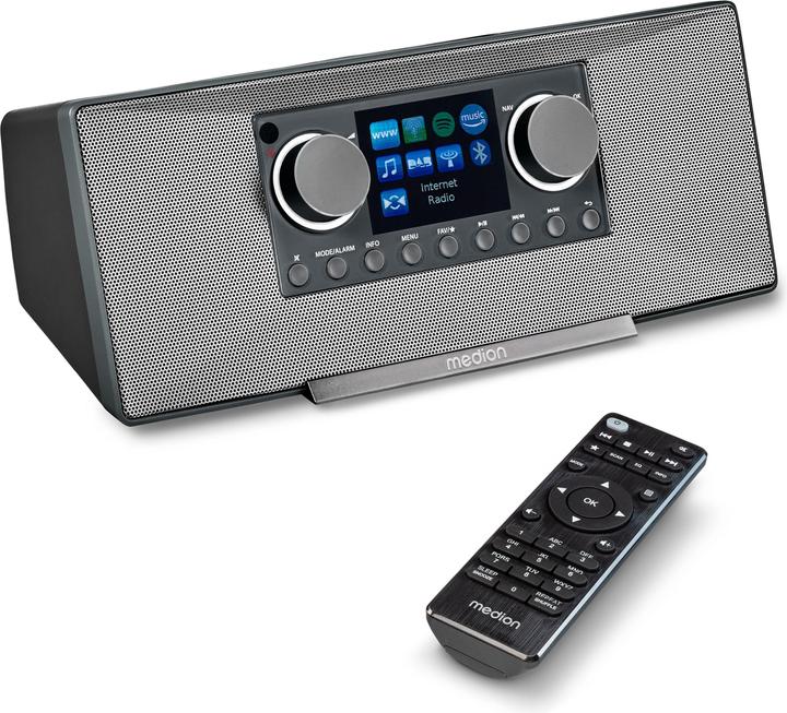 Actual product image Medion MD 89289 Stereo Internet radio grey (Web radio, DAB+, FM, Bluetooth, Wi-Fi)
