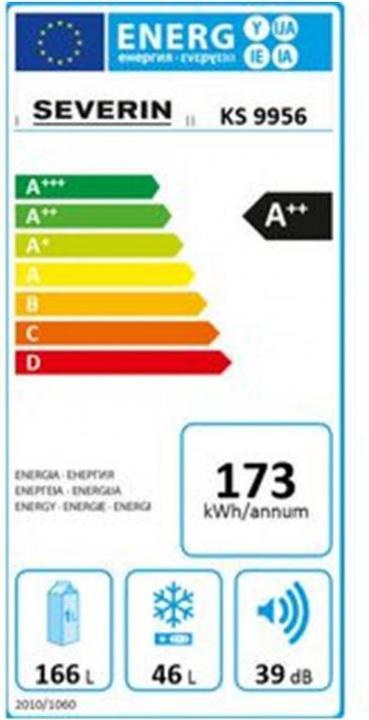 Energie-Label Severin KS 9956 (209 l)