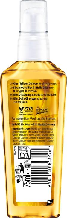 Actual product image Gliss 6 Miracles Oil Essence (75 ml)